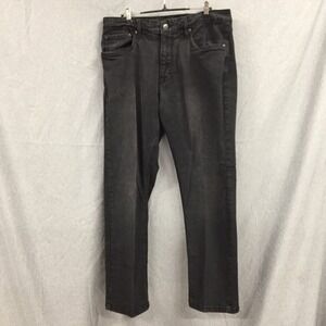 Urban Star Premium Apparel Mens Straight Leg Jeans Black 36x30 02513692CU